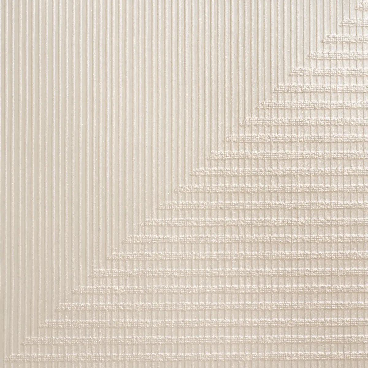 Hand Combed Triangles - Pearlescent - Schumacher 5016520 Wallcovering - Schumacher Wallpaper