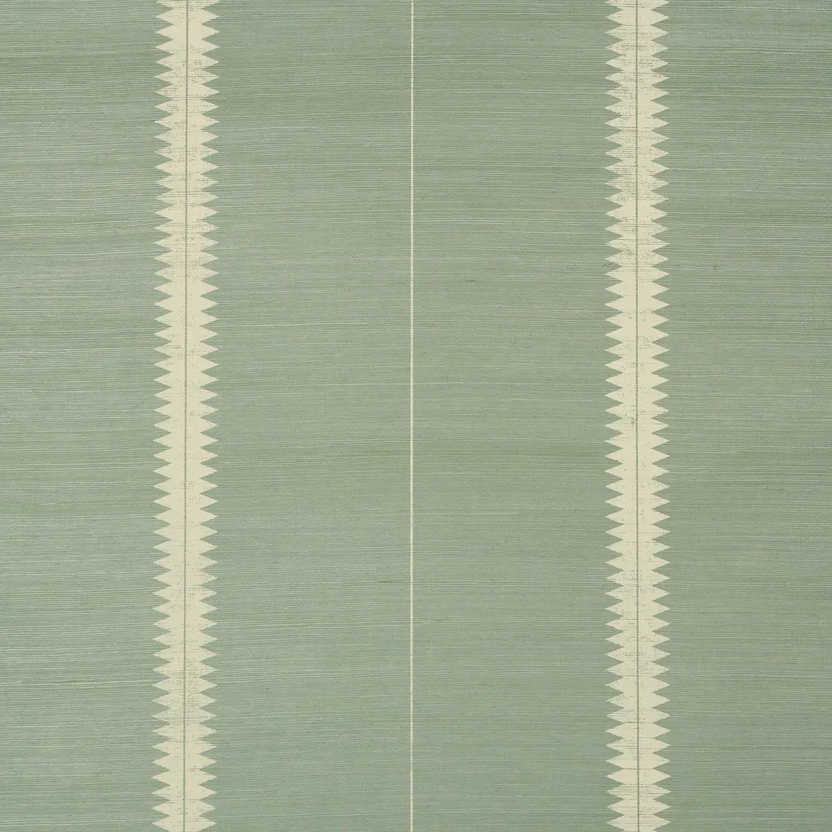 Bristle Stripe Sisal - Seaglass - Schumacher 5016742 Wallcovering - Schumacher Wallpaper