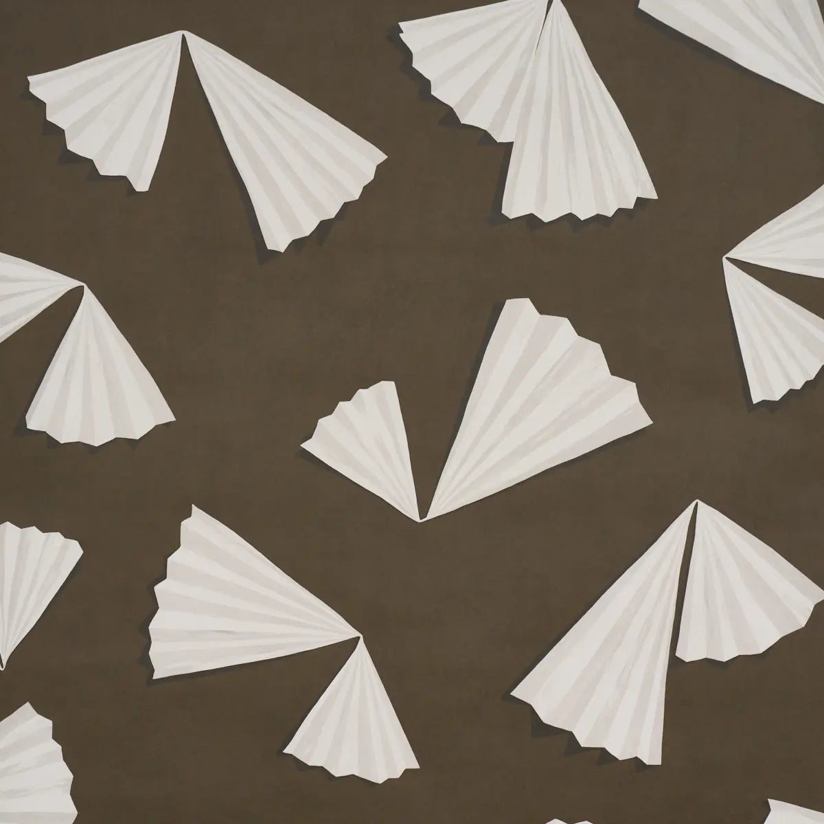 Antoinette - Espresso - Schumacher 5017350 Wallcovering