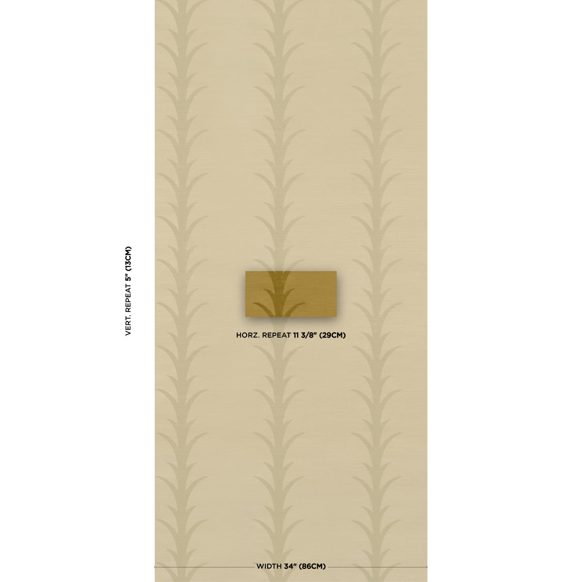 ACANTHUS-STRIPE-SISAL-CELERY-SCHUMACHER-5017650 - Schumacher Wallpaper