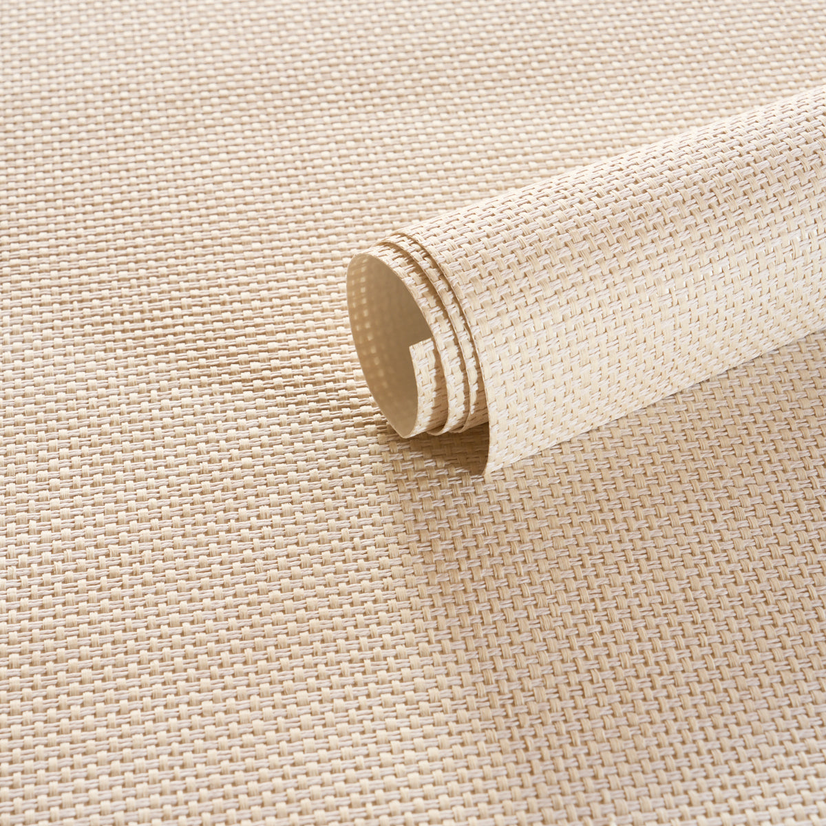 Gami Paperweave - Cream - Schumacher 5017800 - Schumacher Wallpaper