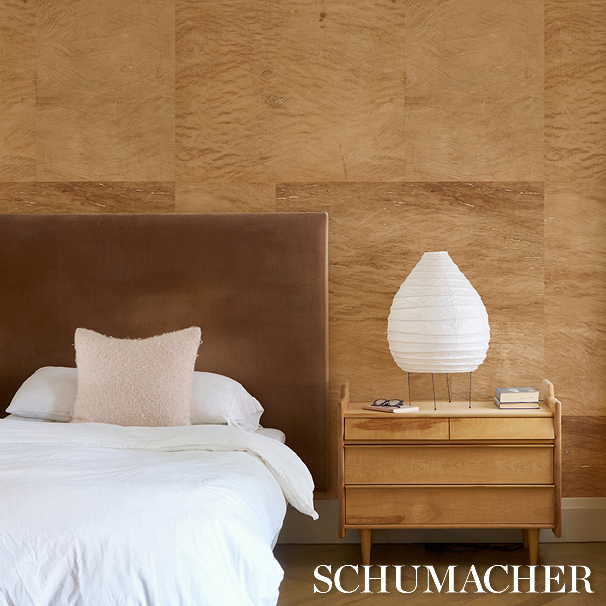 Mulberry Paper - Natural - Schumacher 5017830 Wallpaper - Schumacher Wallpaper