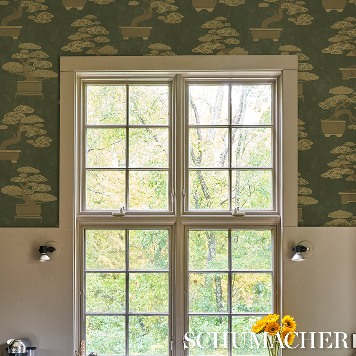 BONSAI-TREE-OLIVE-SCHUMACHER-5018000 - Schumacher Wallpaper