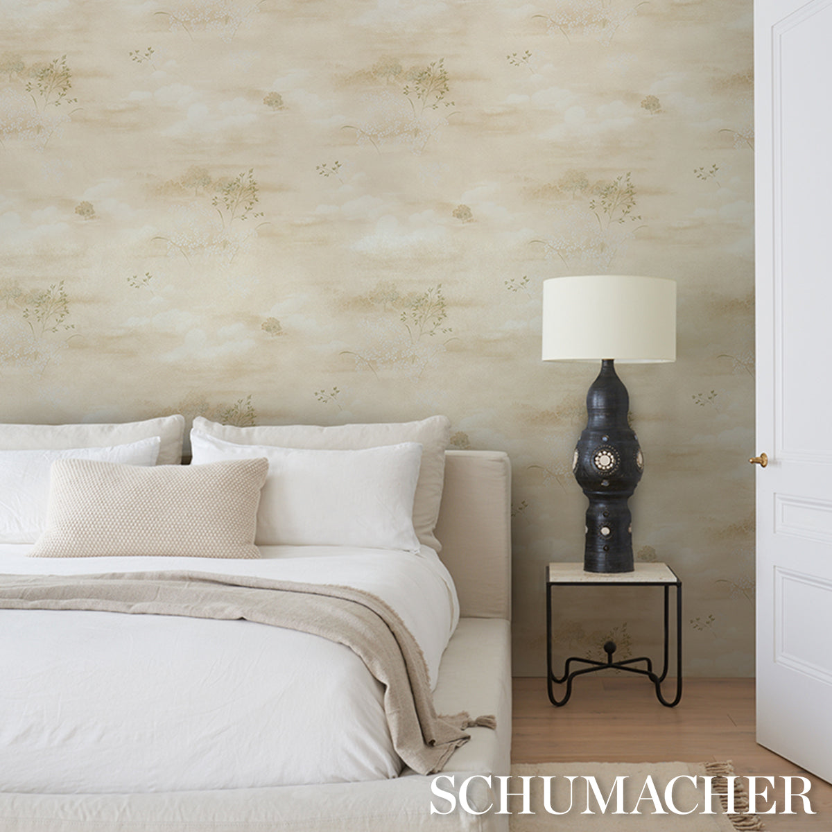 CALM-SKIES-SAGE-SCHUMACHER-5018041 - Schumacher Wallpaper