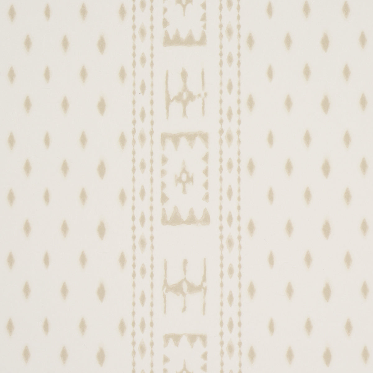 Indah Batik - Neutral - Schumacher 5018241 Wallpaper - Schumacher Wallpaper
