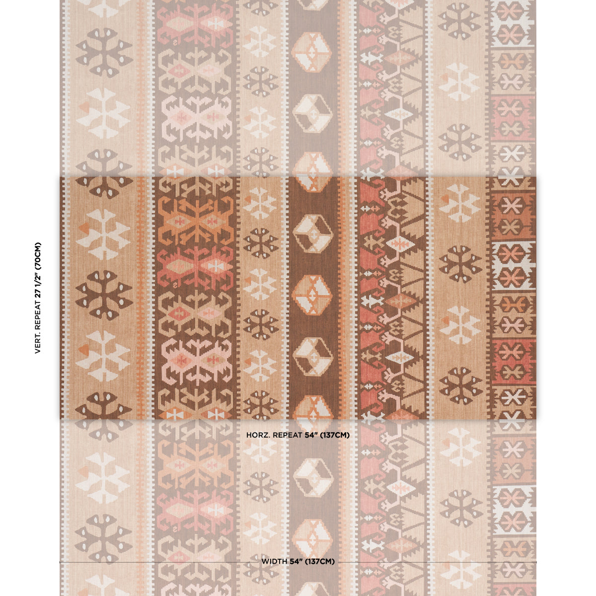 Sahane - Sun Faded Neutrals - Schumacher 5018321 Wallpaper - Schumacher Wallpaper