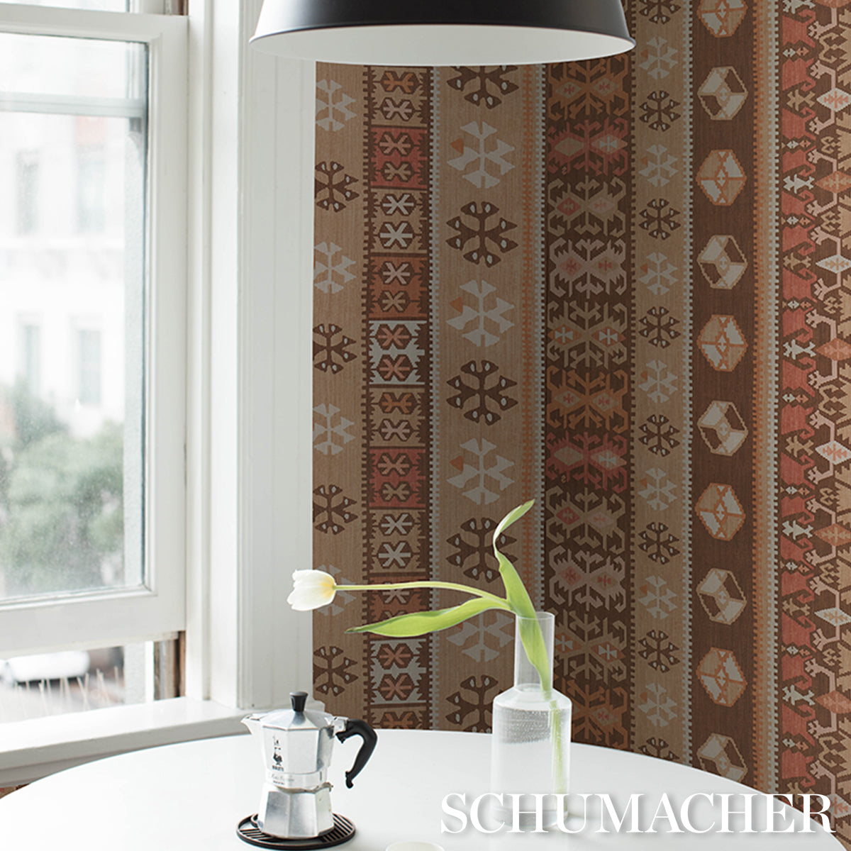Sahane - Sun Faded Neutrals - Schumacher 5018321 Wallpaper - Schumacher Wallpaper