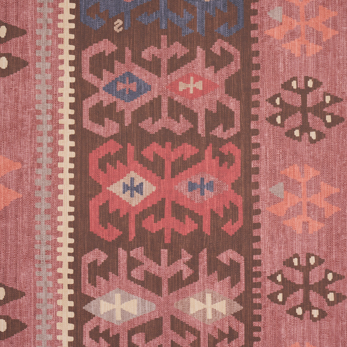 Sahane - Faded Rust - Schumacher 5018322 Wallpaper - Schumacher Wallpaper