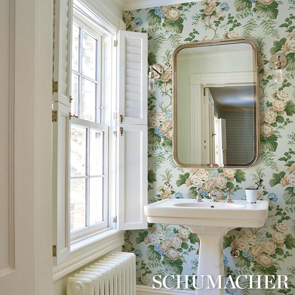 Wycombe Park - Sky - Schumacher 5018341 Wallpaper - Schumacher Wallpaper