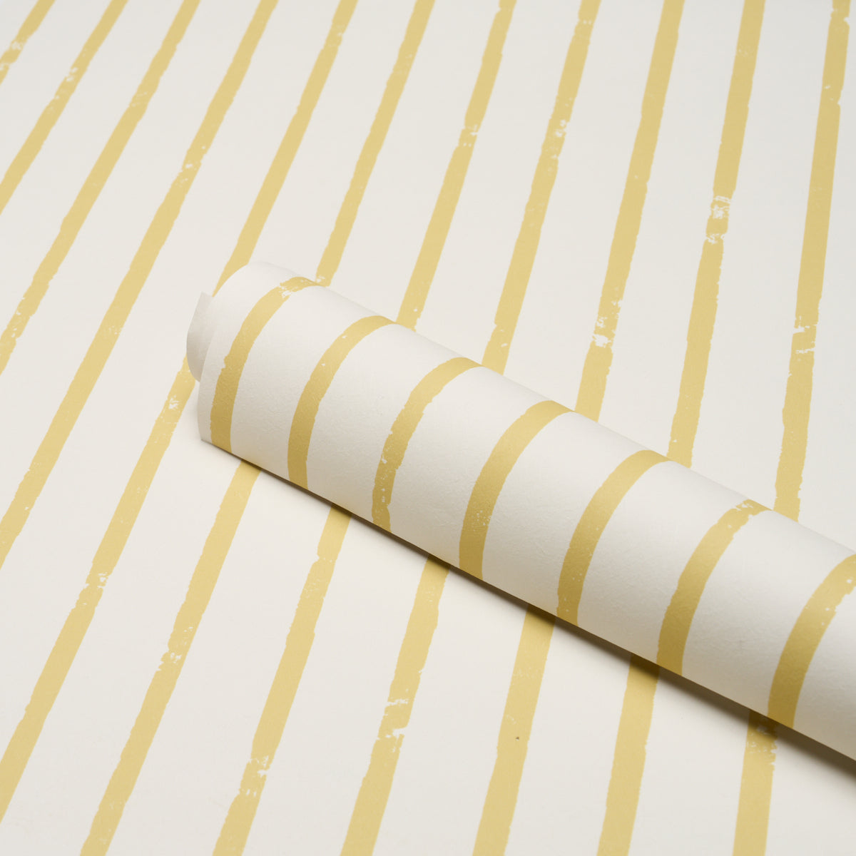 Springs Stripe - Yellow - Schumacher 5018351 Wallpaper - Schumacher Wallpaper