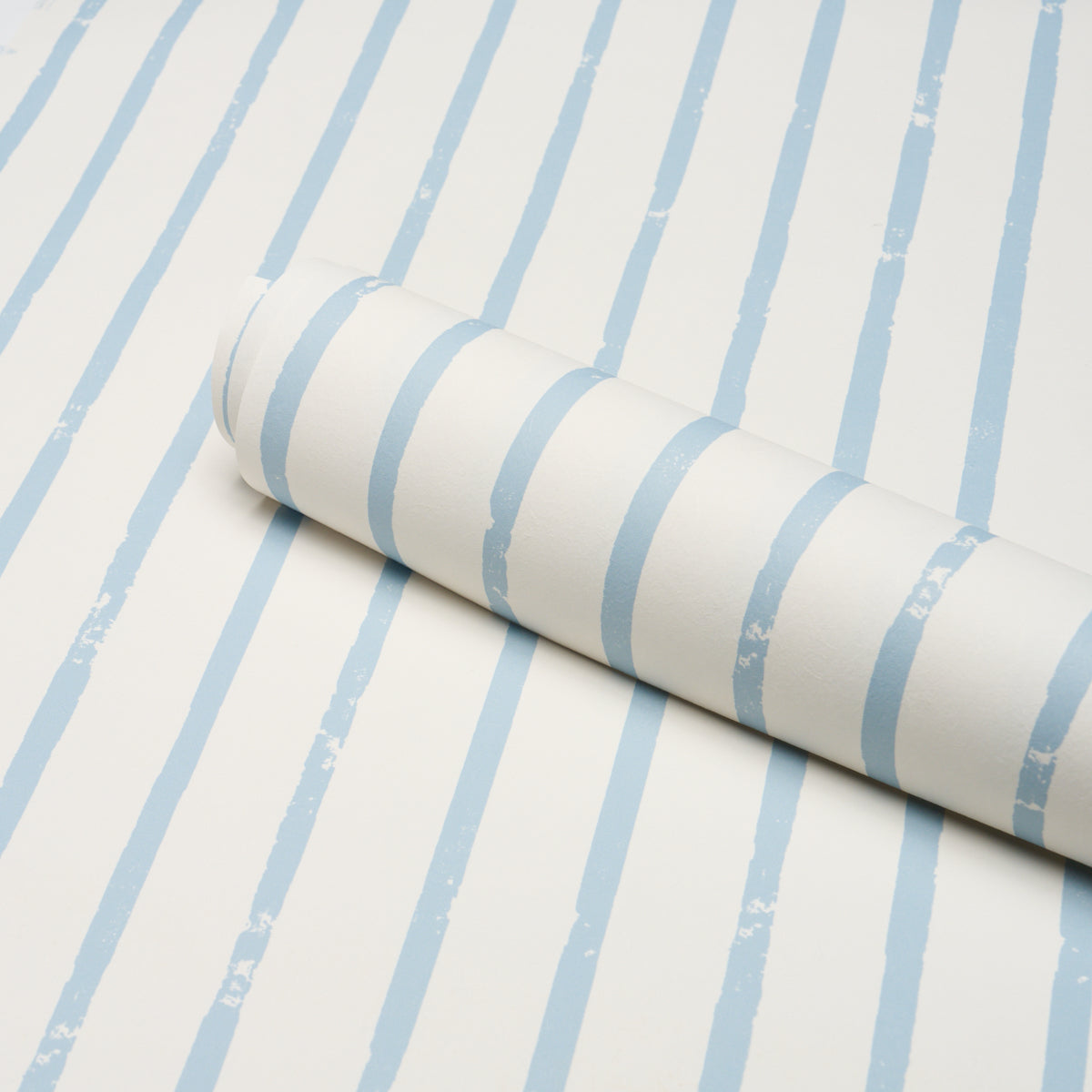 Springs Stripe - Sky - Schumacher 5018352 Wallpaper - Schumacher Wallpaper