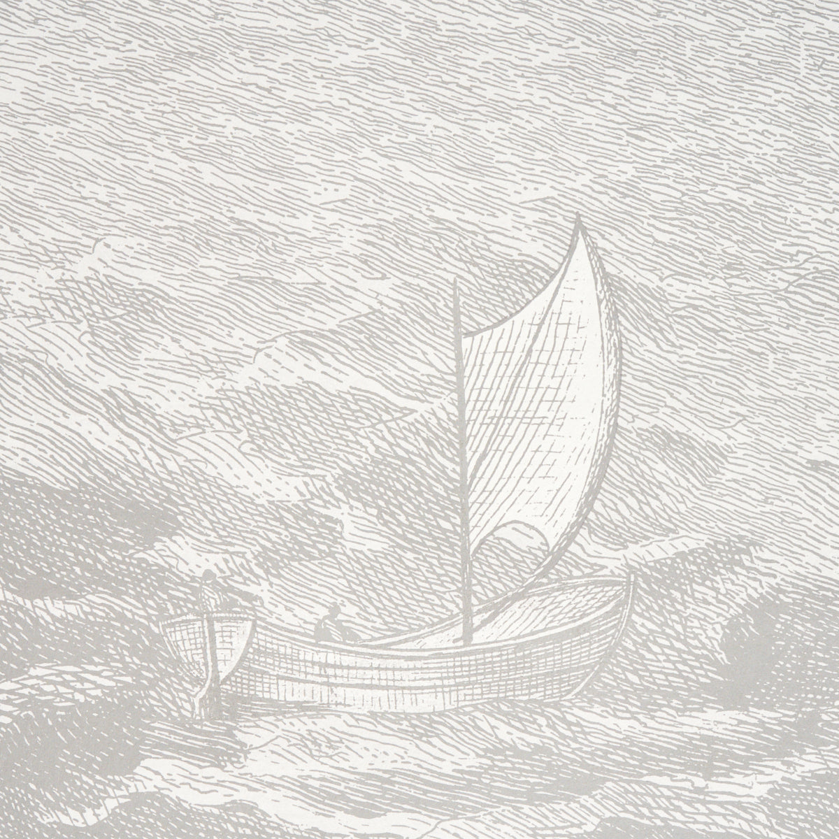 Philadelphia Harbor 3 Panel Set - Grey - Schumacher 5018392 Wallpaper - Schumacher Wallpaper