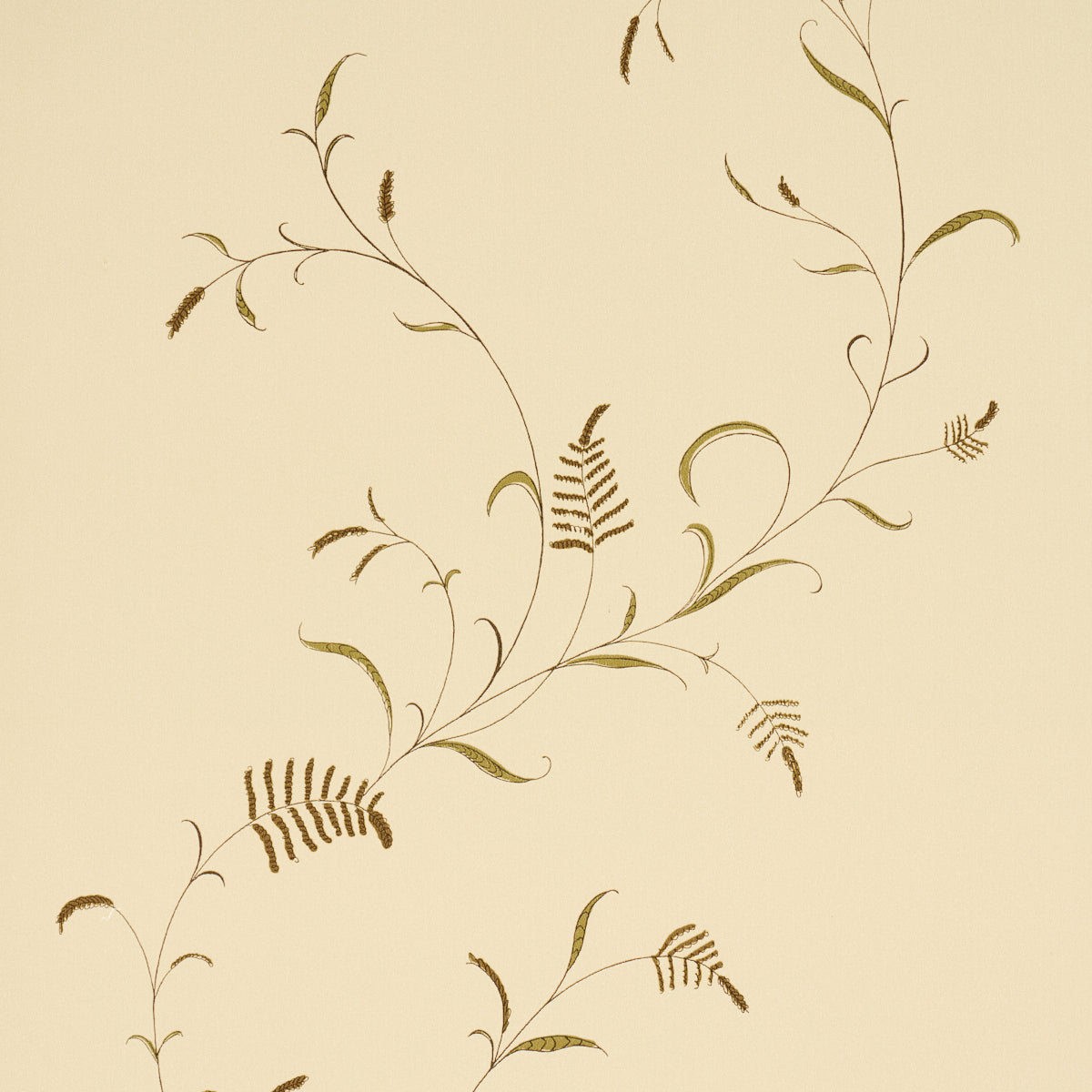Winding Wheat - Yellow - Schumacher 5018432 Wallpaper - Schumacher Wallpaper