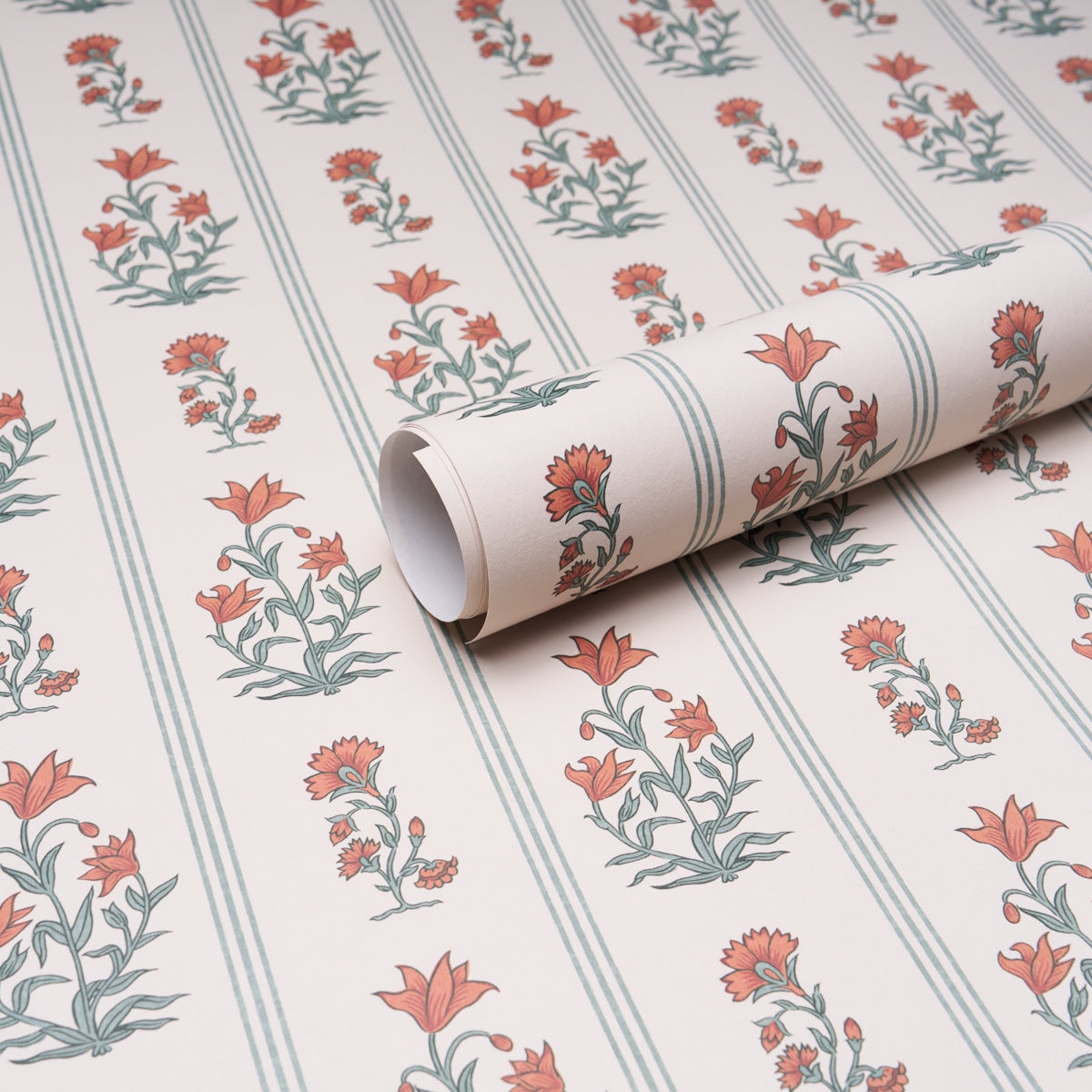 Schumacher Ellora wallpaper in Spice, 5018471 — view 4 - Schumacher Wallpaper
