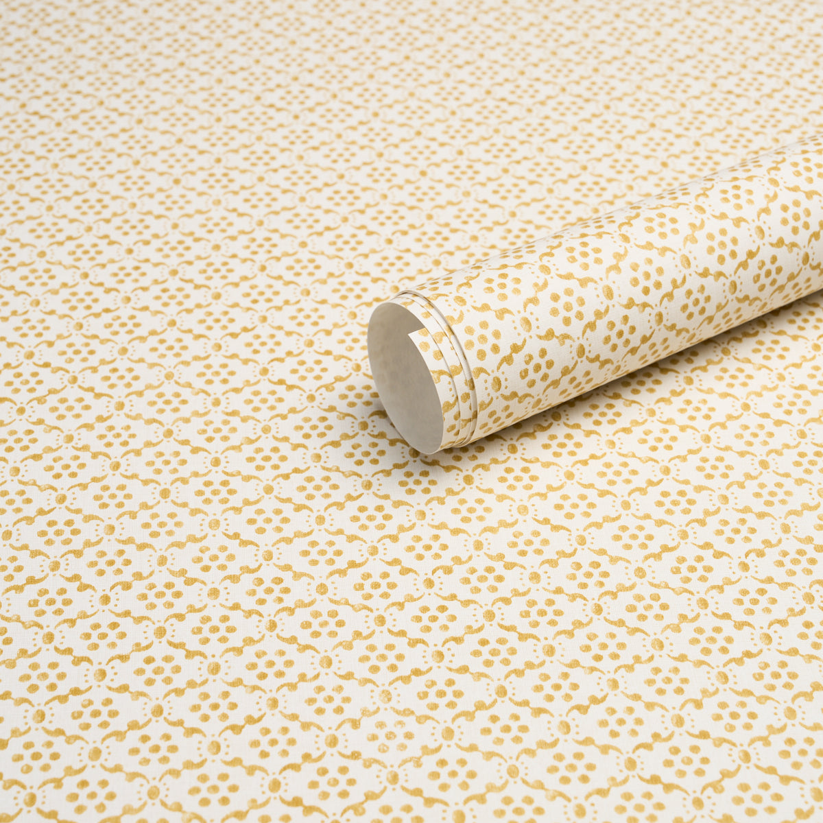 Schumacher Laksha wallpaper in Yellow, 5018481 — view 4 - Schumacher Wallpaper