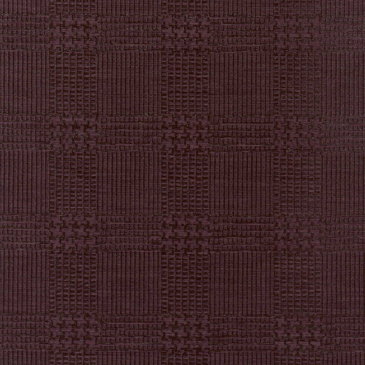 Schumacher Fuzzy Plaid wallpaper in Merlot, 5018581 — view 3 - Schumacher Wallpaper