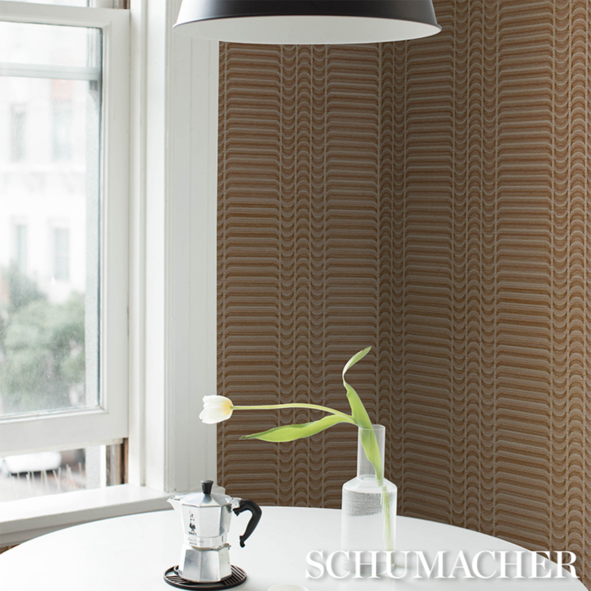 Schumacher Stay In Tune wallpaper in Sand, 5018600 — view 5 - Schumacher Wallpaper