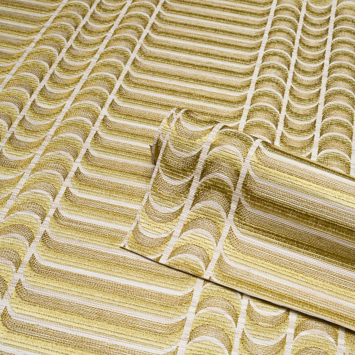 Schumacher Stay In Tune wallpaper in Chartreuse, 5018601 — view 4 - Schumacher Wallpaper
