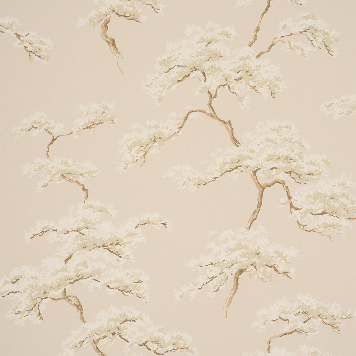 Schumacher The Way Through The Woods wallpaper in Linen, 5018630