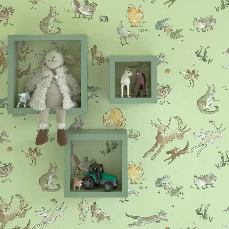 Zagazoo Quentin'S Menagerie - Osborne & Little - W6063-04 Wallcovering