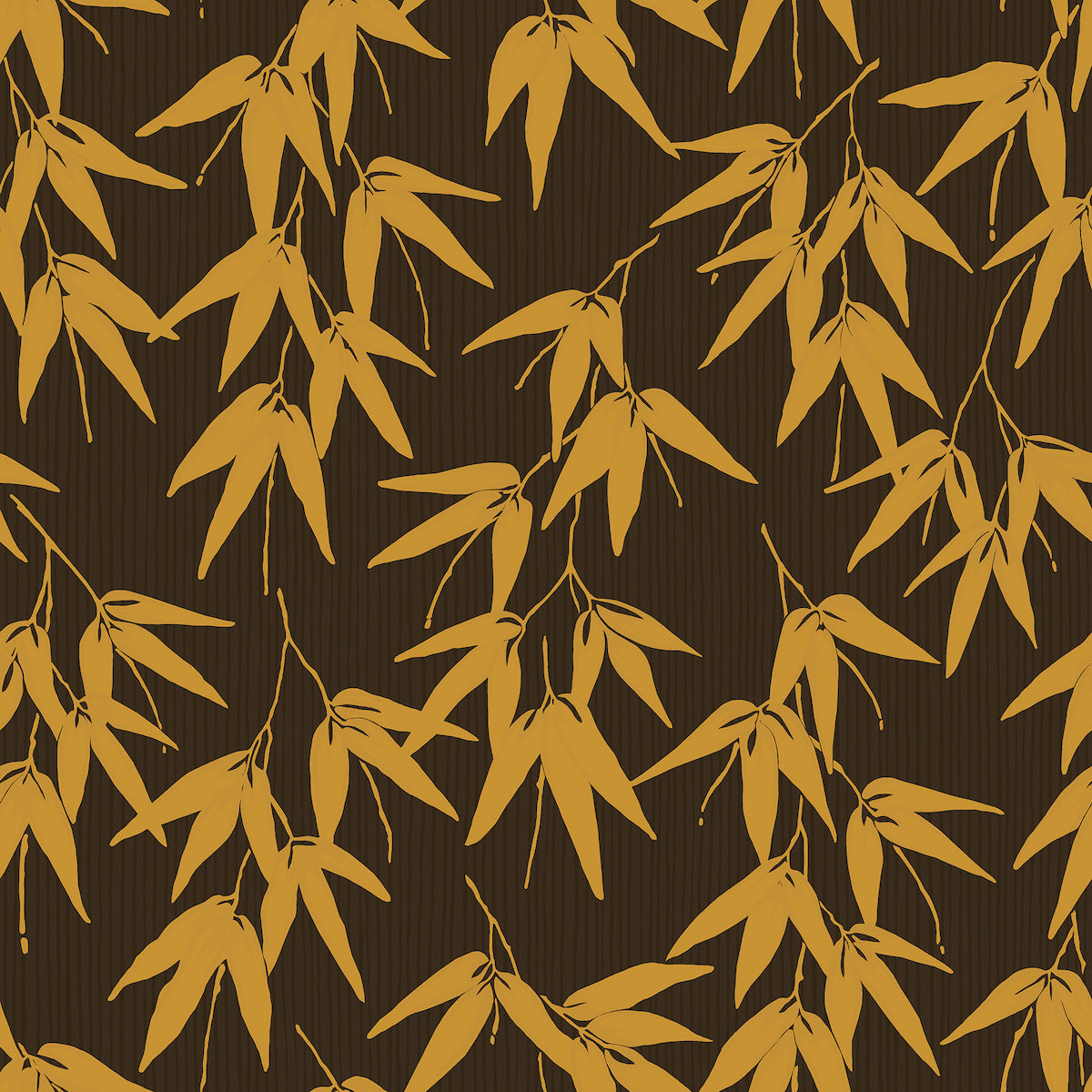 BAMBOO-GARDEN-BROWN-AND-GOLD-SCHUMACHER-6469