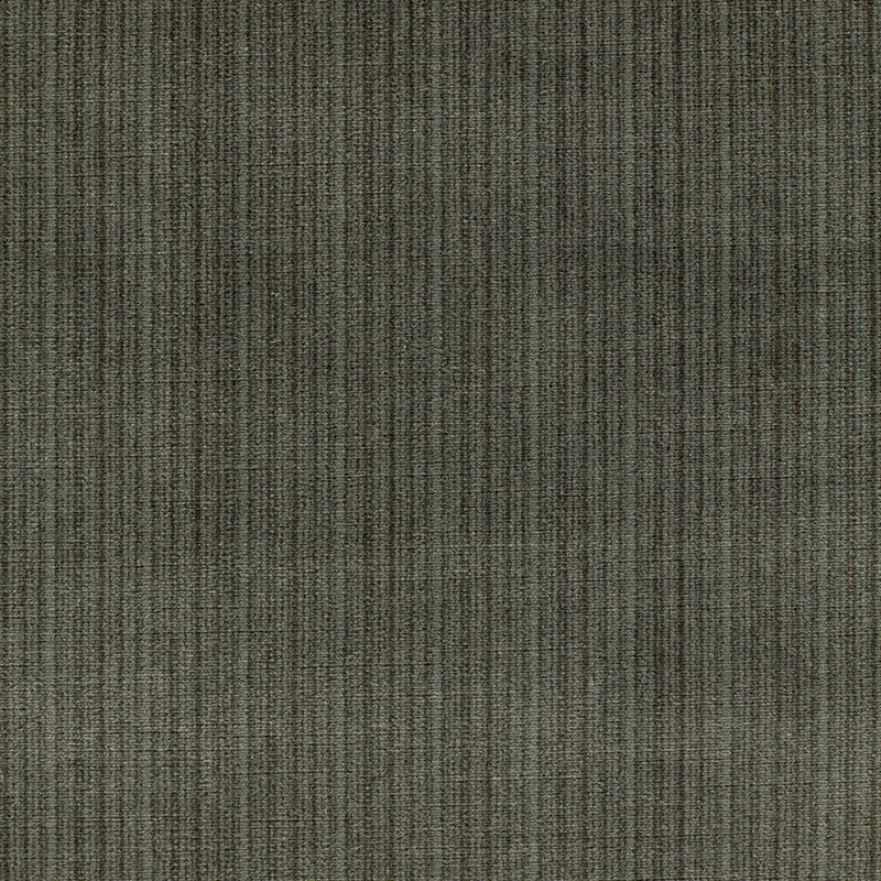 Antique Strie Velvet - Smoke - Schumacher 64712 Fabric - Schumacher Fabric