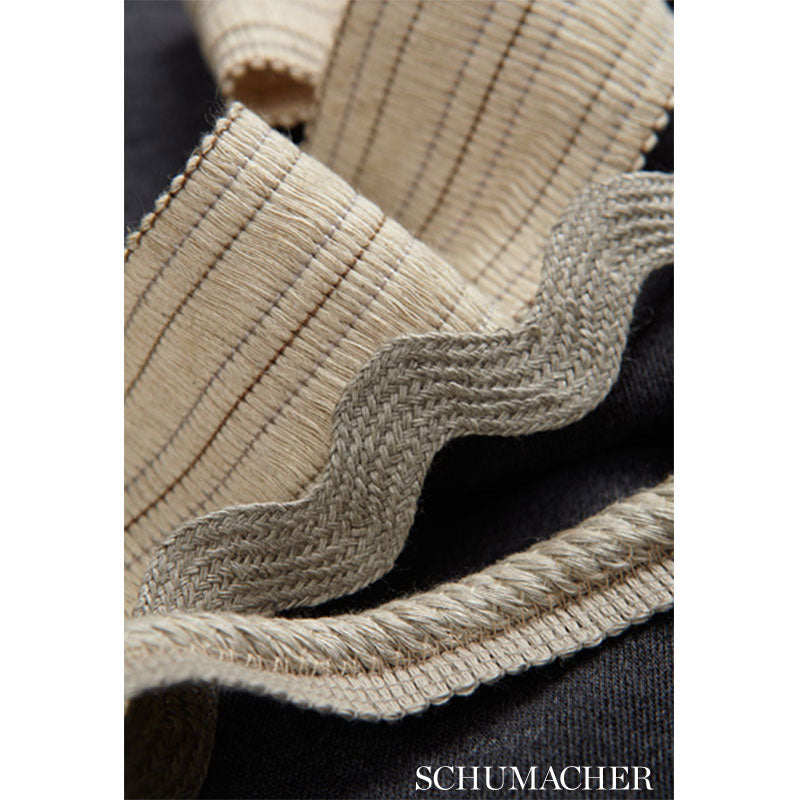 LAURENT-LINEN-RICKRACK-STRING-SCHUMACHER-65470 - Schumacher Trim