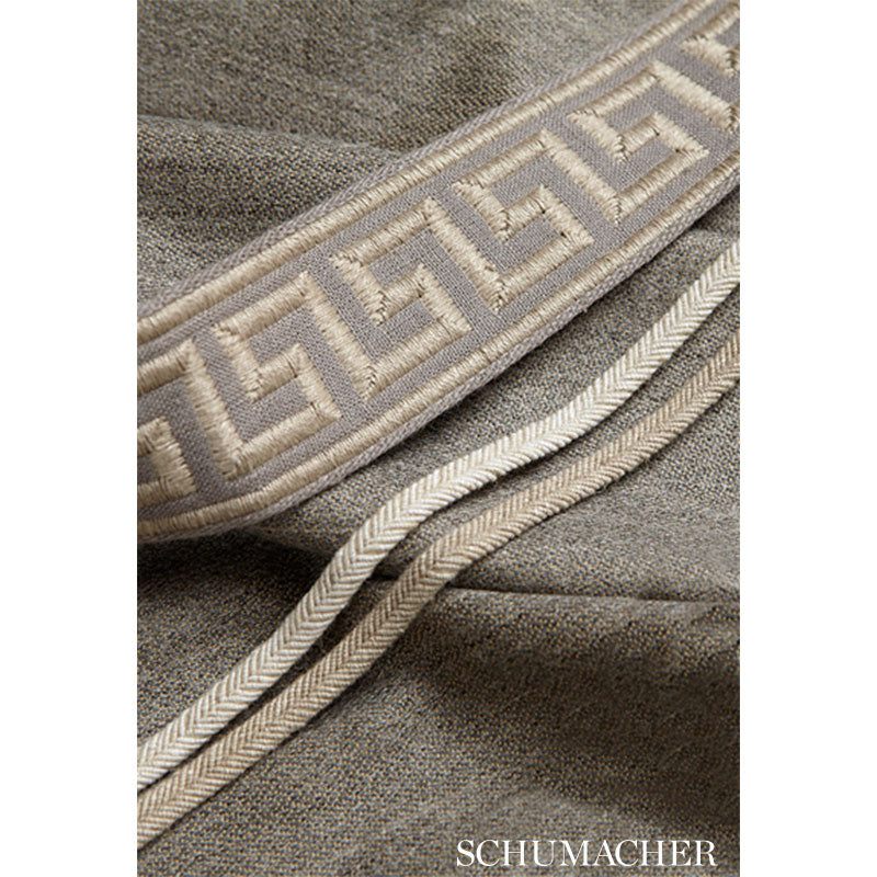 DOMINIQUE-LINEN-TAPE-ZINC-SCHUMACHER-65561 - Schumacher Recortar