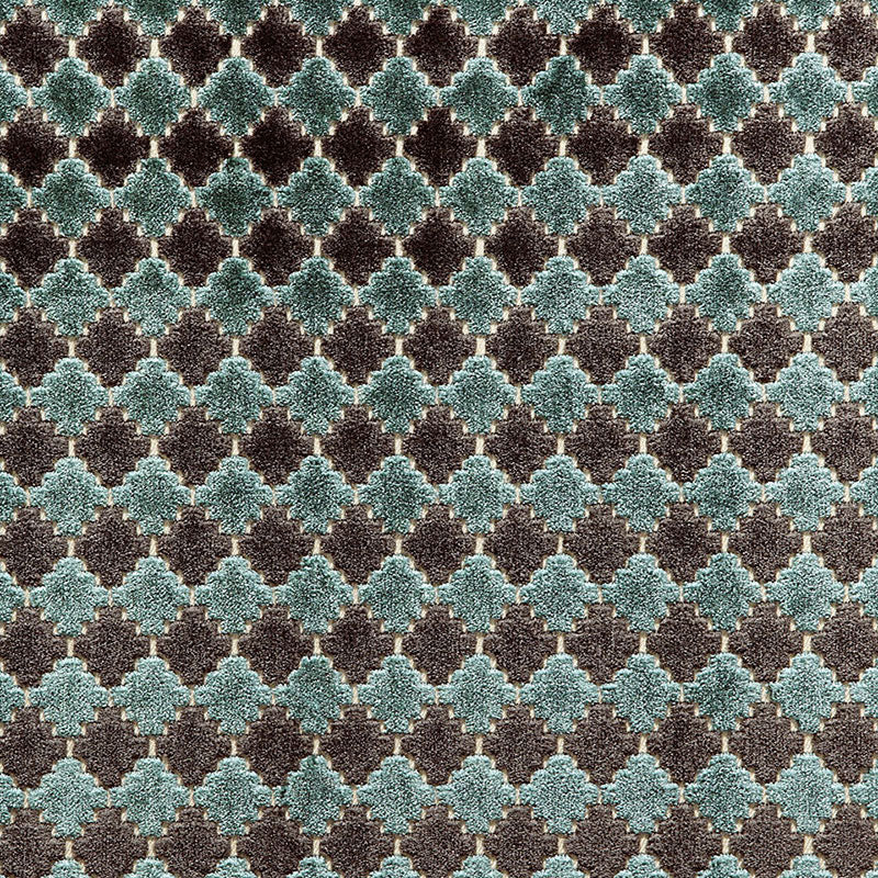 Marrakesh Velvet - River - Schumacher 65641 Fabric - Schumacher Fabric