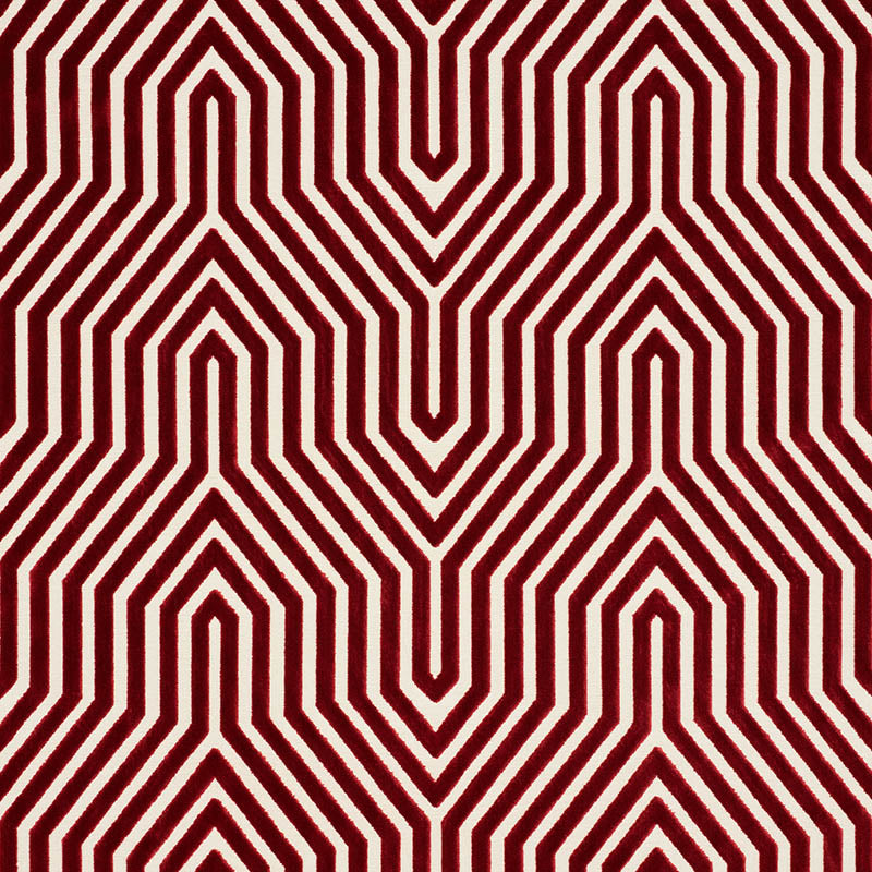 VANDERBILT-VELVET-GARNET-SCHUMACHER-66196 - Schumacher Fabric
