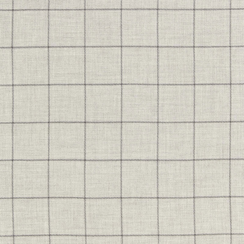 BANCROFT-WOOL-PLAID-FOG-SCHUMACHER-66772 - Schumacher Fabric