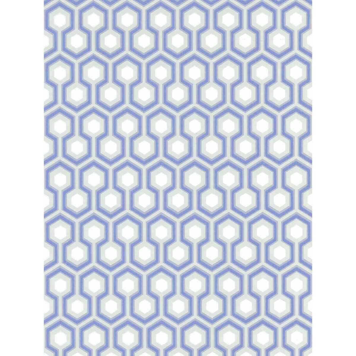 668054Cs0 Hicks Hexagon Blue Gr Cole Son Wallpaper