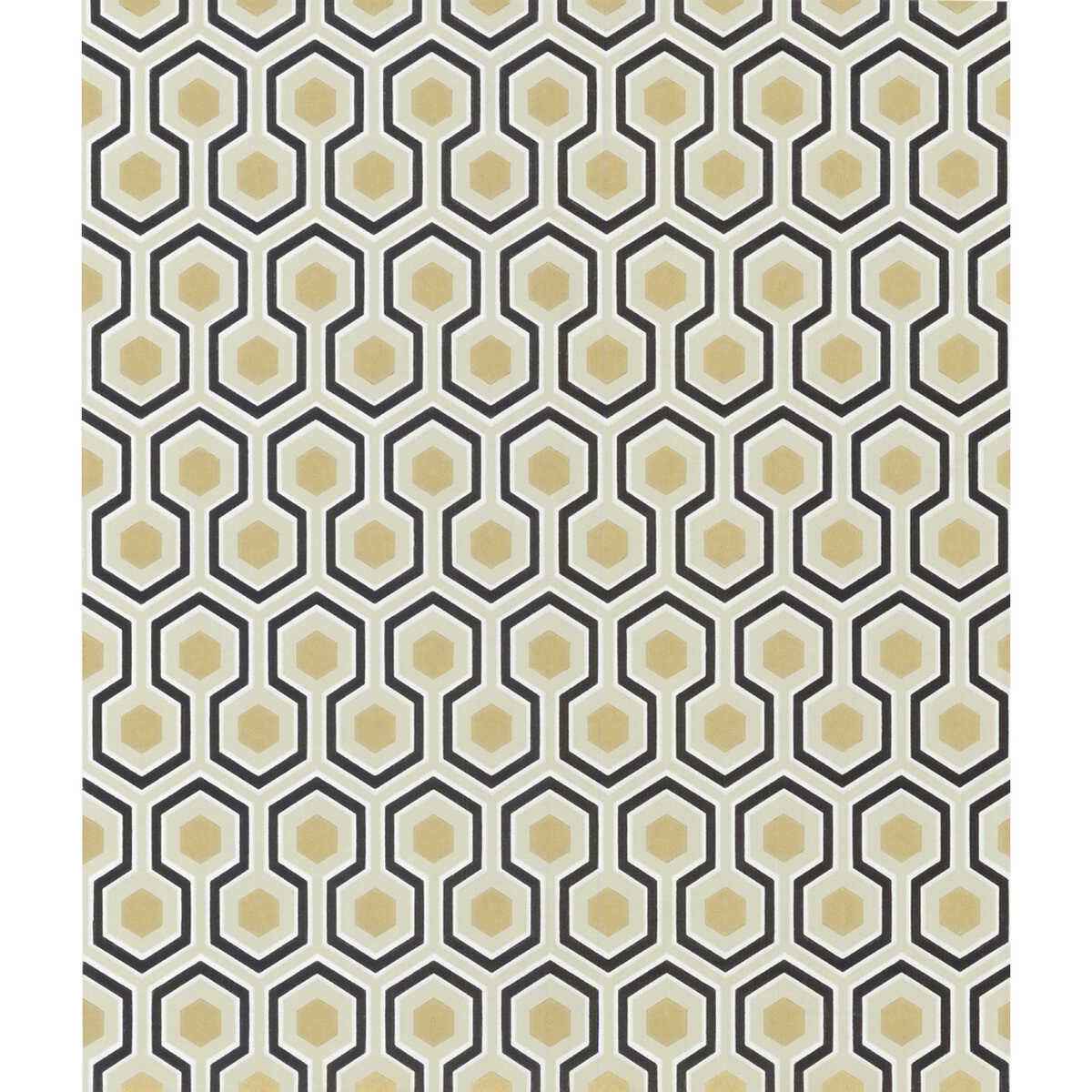 668056Cs0 Hicks Hexagon Black G Cole Son Wallpaper