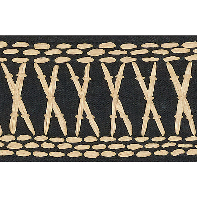 TIKKI-TAPE-LAVA-BLACK-SCHUMACHER-69300 - Schumacher Trim