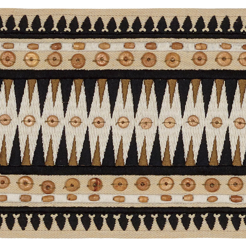 TAHITI-TAPE-LAVA-BLACK-SCHUMACHER-69310 - Schumacher Trim