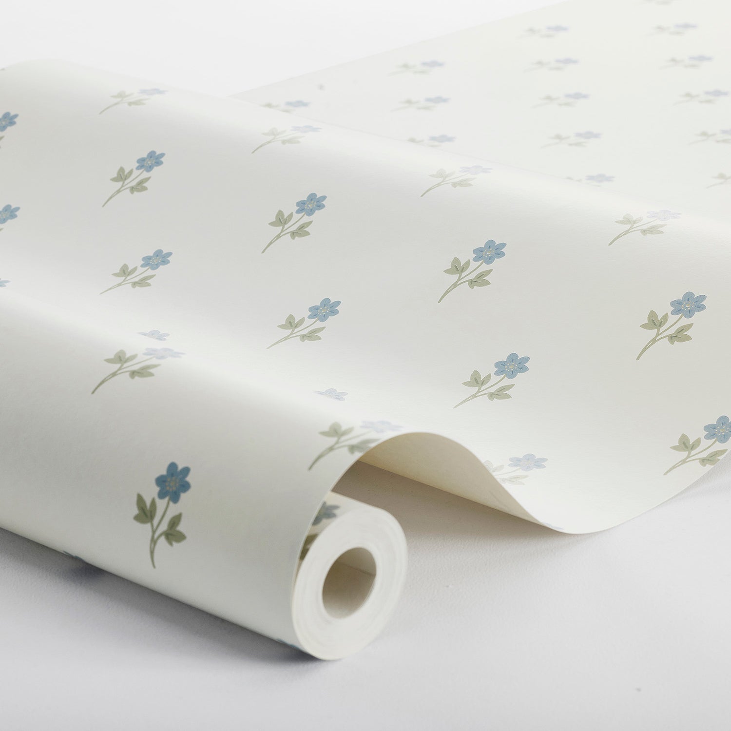 ANEMONE-BY-BORSTAPETER-BLUE-SCHUMACHER-6974 - Schumacher Wallpaper