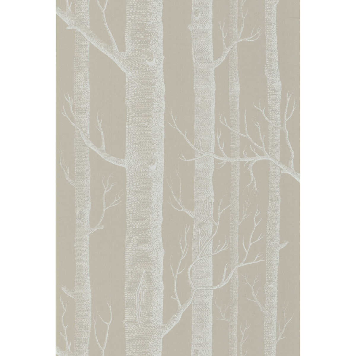 Woods - White/Taupe - COLE & SON Wallpaper