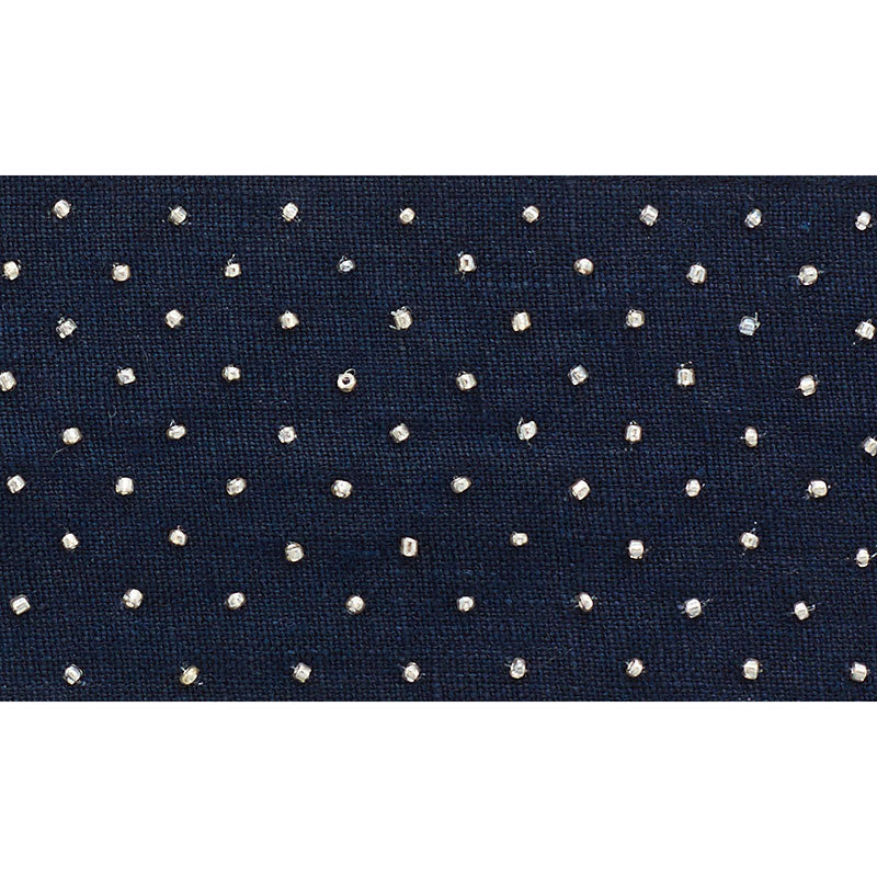 NORTHERN-LIGHTS-BEADED-TAPE-NAVY-SCHUMACHER-70621 - Schumacher Trim