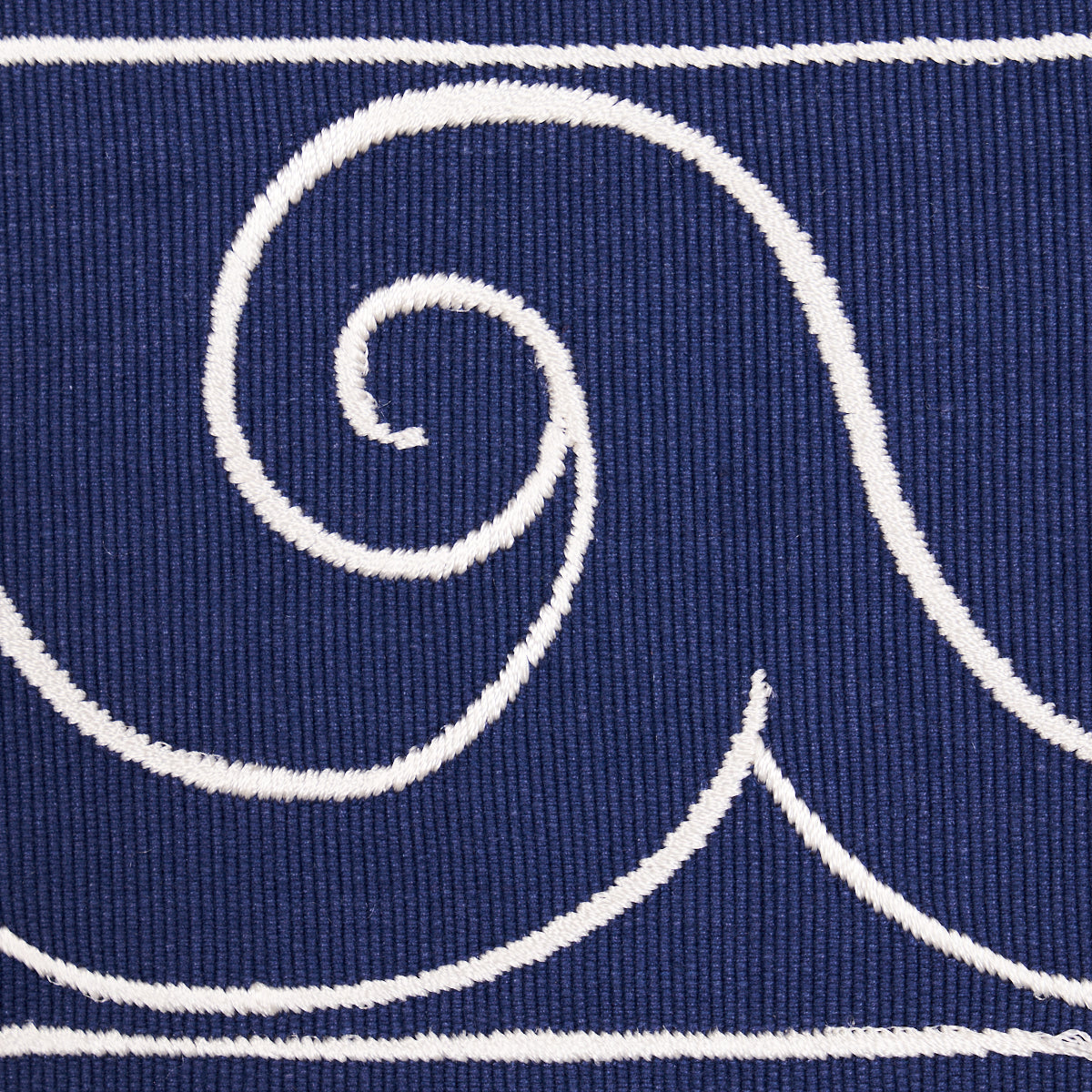 GREEK-WAVES-TRIM-WHITE-ON-NAVY-SCHUMACHER-70753 - Schumacher Trim