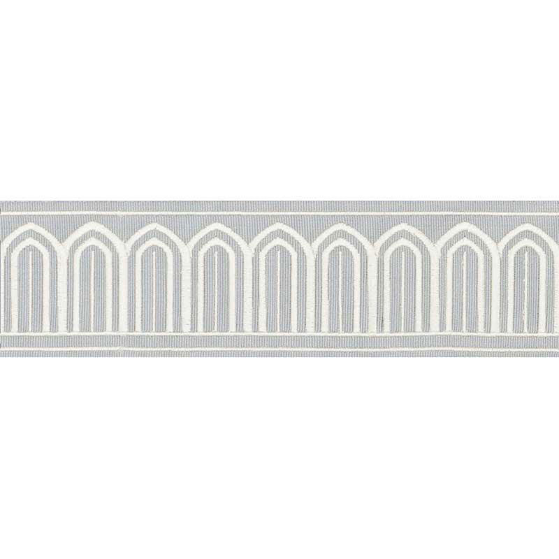 ARCHES-EMBROIDERED-TAPE-MEDIUM-SKY-SCHUMACHER-70763 - Schumacher Trim