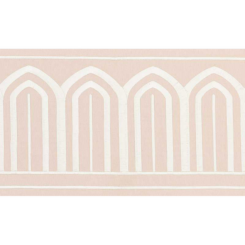 ARCHES-EMBROIDERED-TAPE-WIDE-BLUSH-SCHUMACHER-70774 - Schumacher Recortar