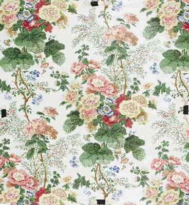 7128Lj0 Hollyhock Hdb White Coral Lee Jofa Fabric