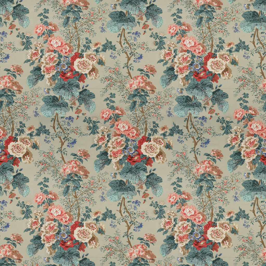 Hollyhock Hdb - Green - Lee Jofa Fabric