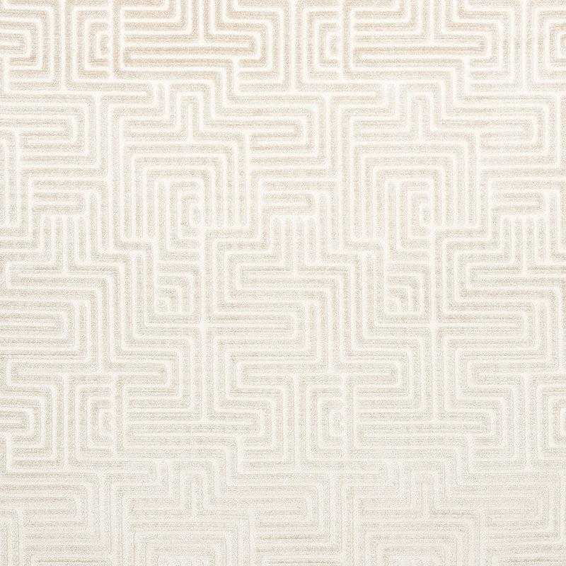 Lisboa Velvet - Pearl - Schumacher 72950 Fabric - Schumacher Fabric