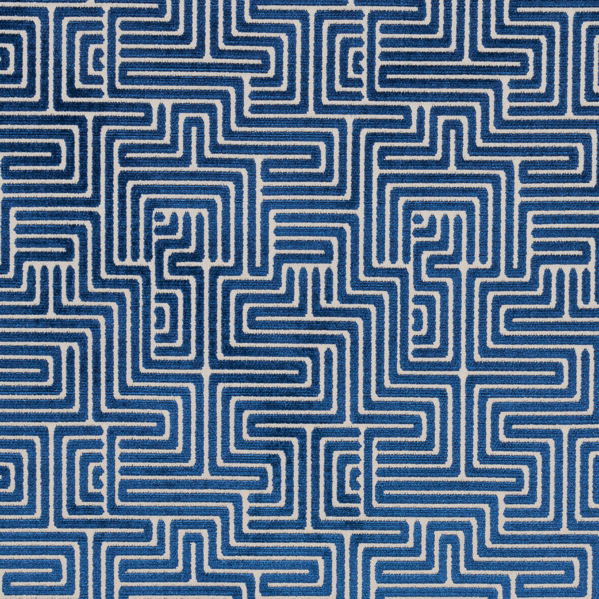 Lisboa Velvet - Midnight Blue - Schumacher 72958 Fabric - Schumacher Fabric