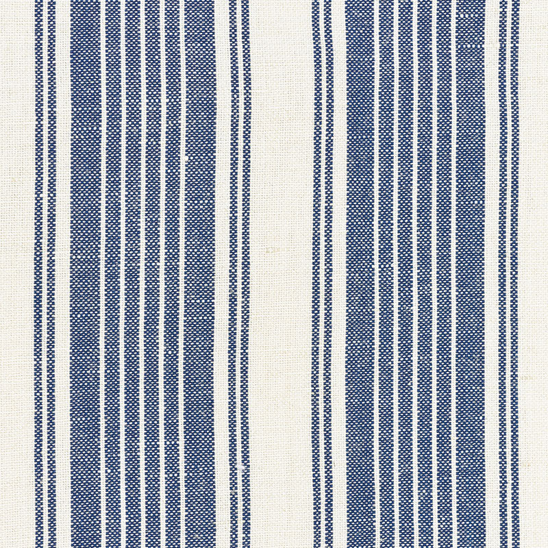 OJAI-STRIPE-INDIGO-SCHUMACHER-73002 - Schumacher Fabric