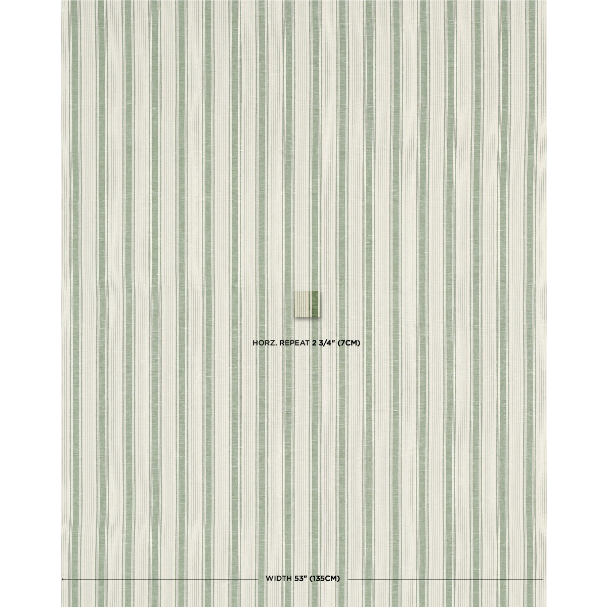 OJAI-STRIPE-LEAF-GREEN-SCHUMACHER-73005 - Schumacher Fabric