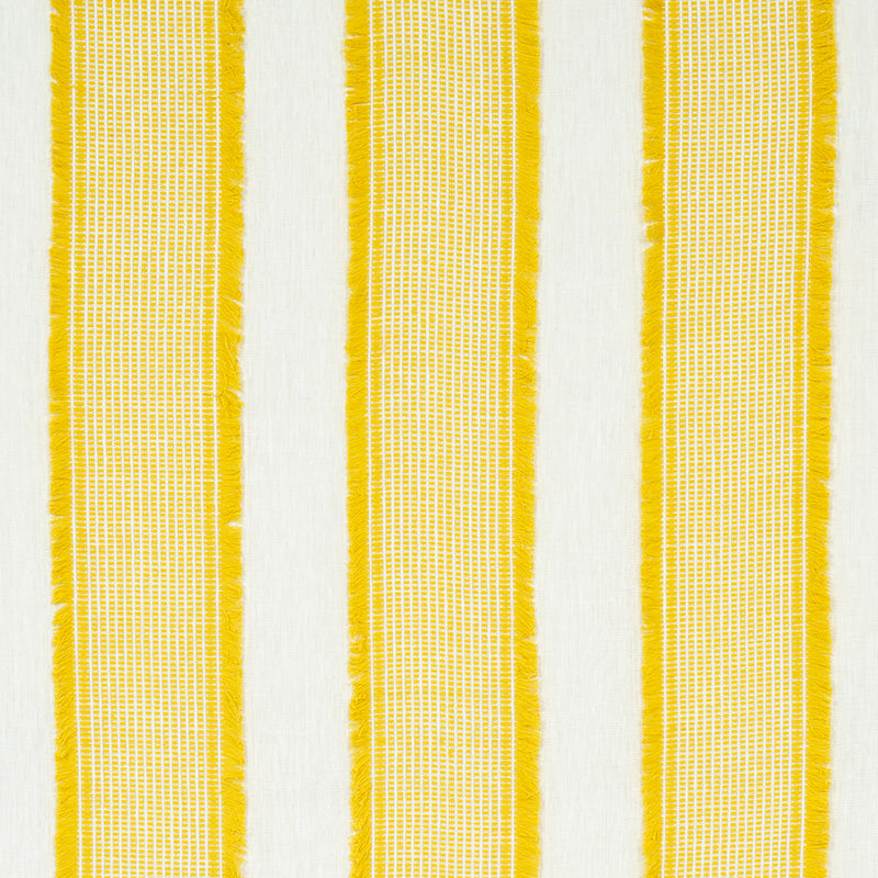 Tulum Casement - Yellow - Schumacher 73593 Fabric - Schumacher Fabric
