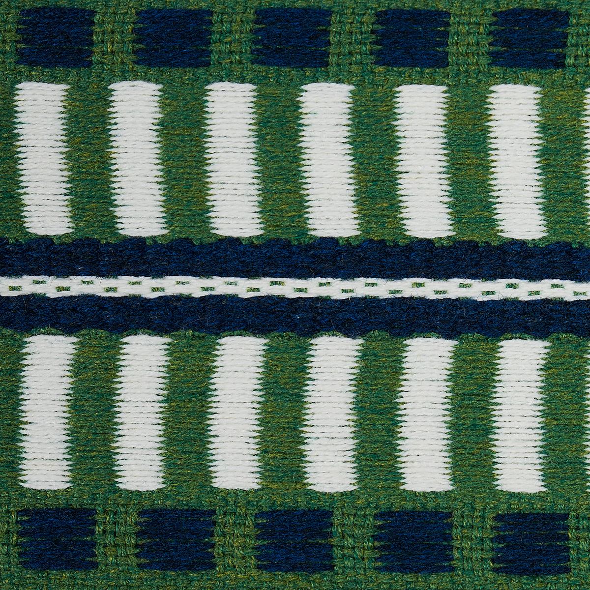 JACOBSEN-TAPE-INDOOR-OUTDOOR-EMERALD-SCHUMACHER-73632 - Schumacher Trim