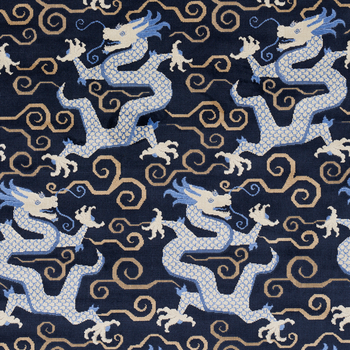 BIXI-VELVET-MIDNIGHT-BLUE-SCHUMACHER-73976 - Schumacher Fabric